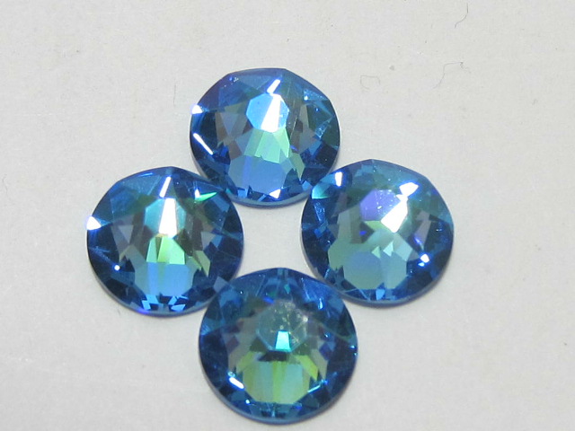 1 Gross 5ss COOL BLUE GLACIER BLUE BRILLIANCE FLATBACK Rhinestones